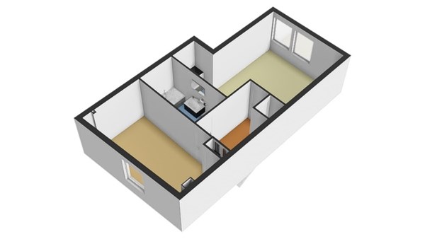 Floorplan - Nieuwe Binnenweg 411A02, 3023 EM Rotterdam